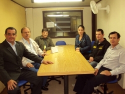 Visita da Câmara de Vereadores de Cachoeira do Sul no Polo Camaquã da UNIASSELVI.