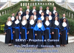 Formatura Curso de Graduação: Tecnologia em Processos Gerenciais UNIASSELVI PÓLO SERVI CAMAQUÃ/RS