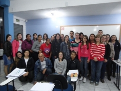 Visita na turma de licenciatura em Pedagogia - PED1165